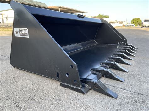 case skid steer buckets for sale|high capacity skid steer bucket.